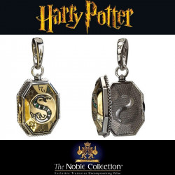  HARRY POTTER Charm Lumos Médaillon Salazar Serpentard Noble Collection