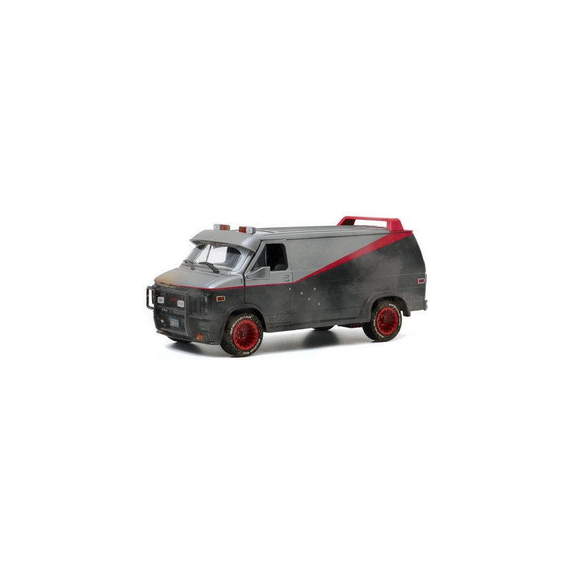 A-TEAM GMC Vandura 1983 124ème Weathered Version Greenlight