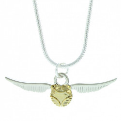 HARRY POTTER Pendentif & Collier Plaqué Argent Vif d'Or The Carat Shop