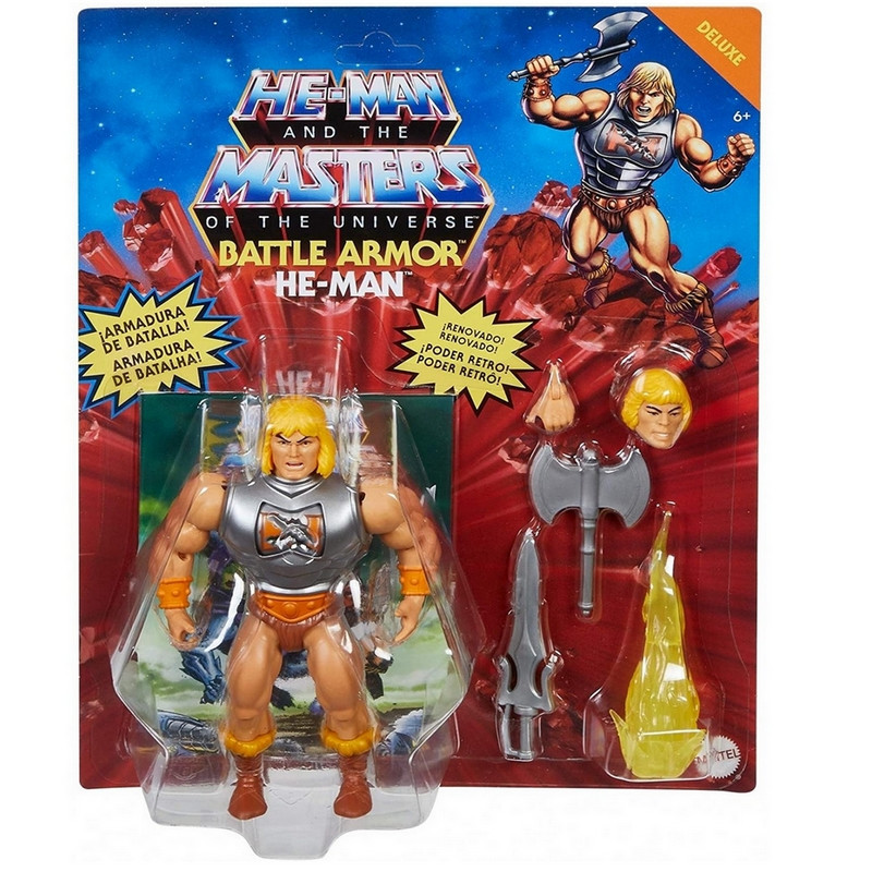 MAITRES DE L'UNIVERS Origins Figurine Musclor Battle Armor Mattel