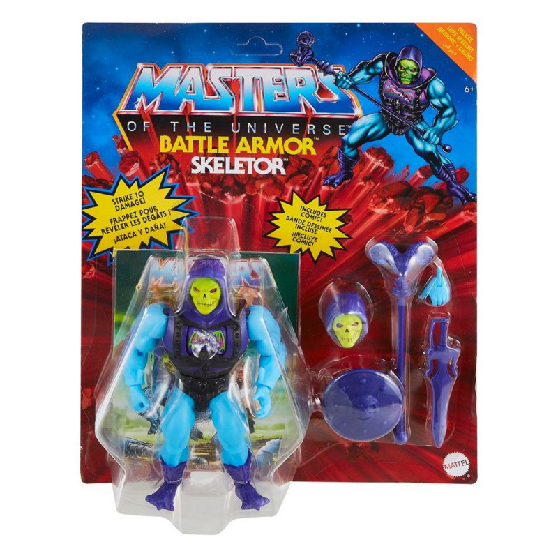 MAITRES DE L'UNIVERS Origins Figurine Skeletor Battle Armor Mattel MAITRES DE L'UNIVERS Origins Figurine Skeletor Battle Armor Mattel