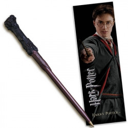 HARRY POTTER Stylo Baguette & Marque-page Harry Noble Collection