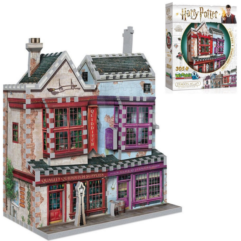 HARRY POTTER Puzzle 3D Magasin d’accessoires de Quidditch et Slug & Jiggers Wrebbit HARRY POTTER Puzzle 3D Magasin d’accessoires de Quidditch et Slug & Jiggers Wrebbit