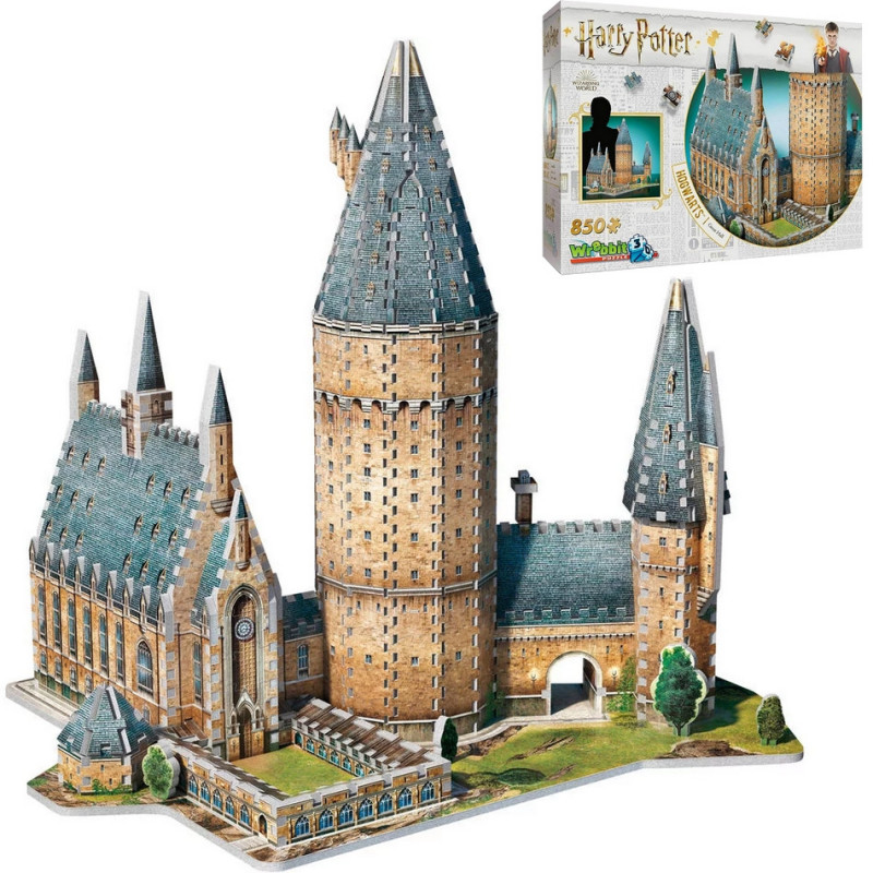 HARRY POTTER Puzzle 3D La Grande salle de Poudlard Wrebbit