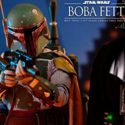 STAR WARS Episode V Figurine Boba Fett Movie Masterpiece Hot Toys