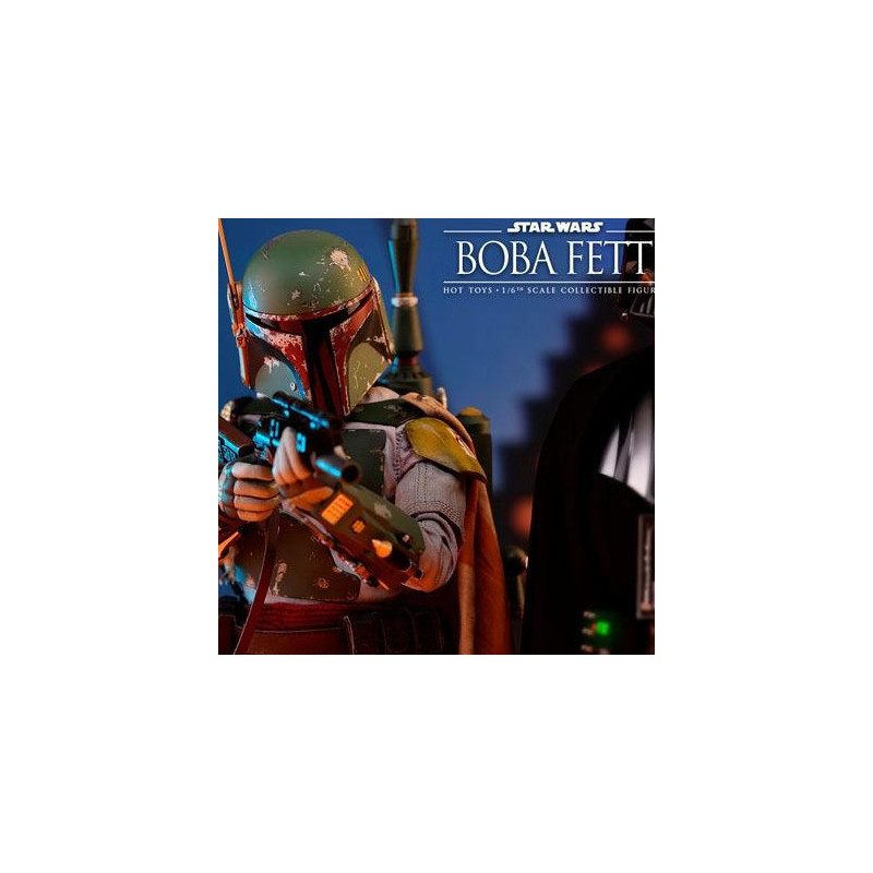 STAR WARS Episode V Figurine Boba Fett Movie Masterpiece Hot Toys