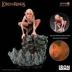  LE SEIGNEUR DES ANNEAUX Statue Gollum Deluxe Art Scale Iron Studios