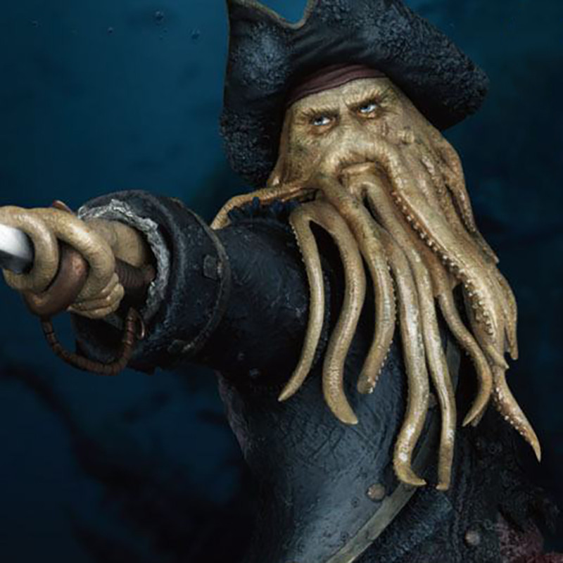 PIRATES DES CARAIBES Statue Master Craft Davy Jones Beast Kingdom