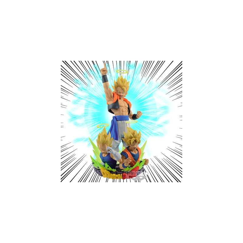 DRAGON BALL Z diorama Figuration Gogeta Super Saiyan Banpresto DRAGON BALL Z diorama Figuration Gogeta Super Saiyan Banpresto