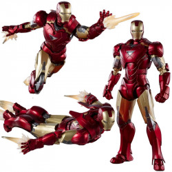  AVENGERS SH Figuarts Iron Man Mark VI Battle Damage Ed  Bandai