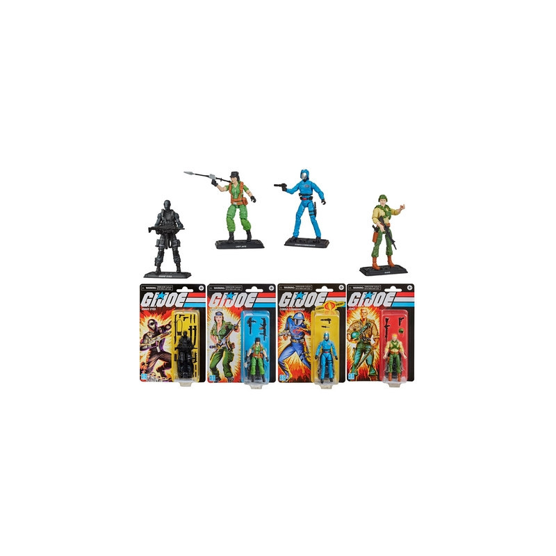 GI JOE Figurines Retro Collection Series 2021 Wave 1 Hasbro