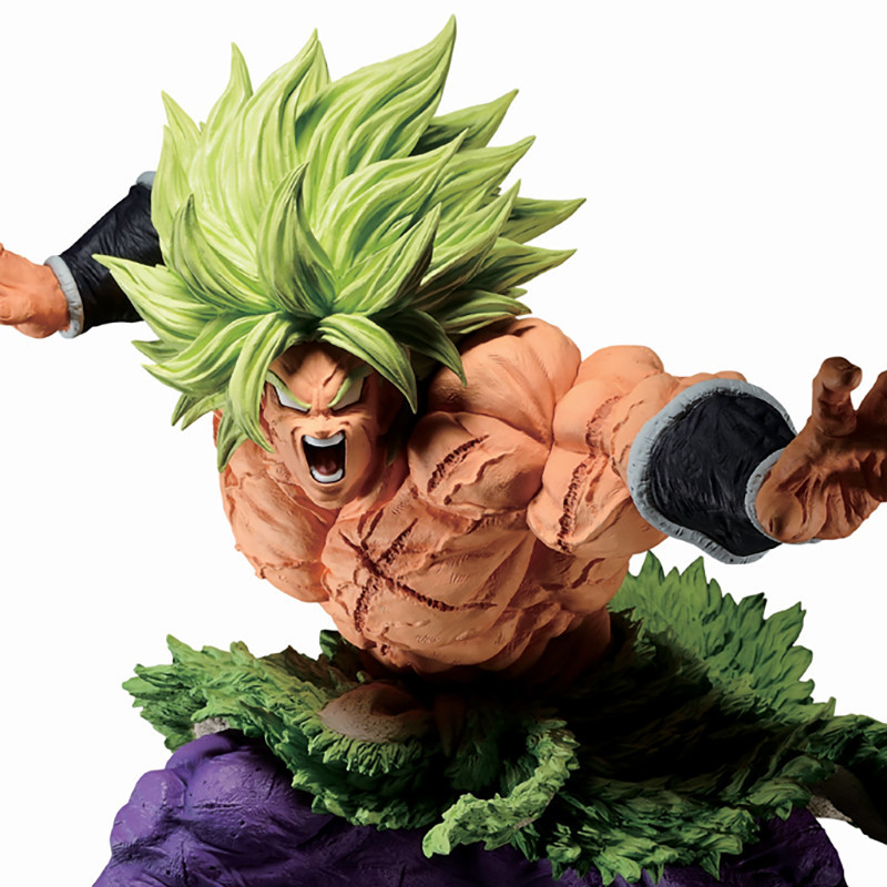 DBS Figurine Broly Super Saiyan Full Power Ichibansho Back To The Film  Bandai