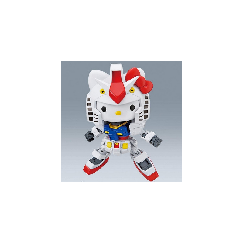 GUNDAM SD Hello Kitty RX-78-2 Gundam SD EX Bandai Gunpla GUNDAM SD Hello Kitty RX-78-2 Gundam SD EX Bandai Gunpla
