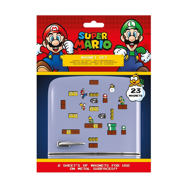 SUPER MARIO Magnet set Frigo Pyramid SUPER MARIO Magnet set Frigo Pyramid