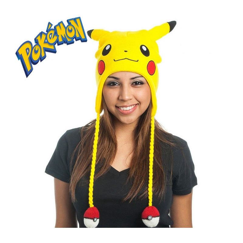 POKEMON Bonnet Pikachu Yellow Laplander Bioworld POKEMON Bonnet Pikachu Yellow Laplander Bioworld