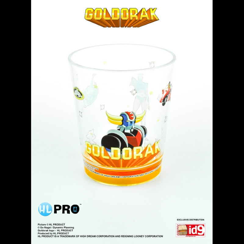 GOLDORAK verre vintage français 1980, verres à moutarde de collection fabriqué en France - France