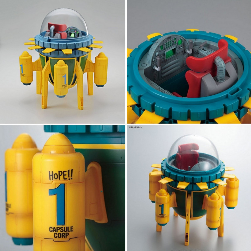 DRAGON BALL Z Trunks Time Machine Figure Rise Mechanics Bandai