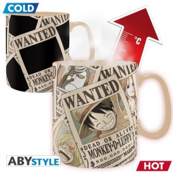 ONE PIECE Mug Heat Change Wanted Abystyle