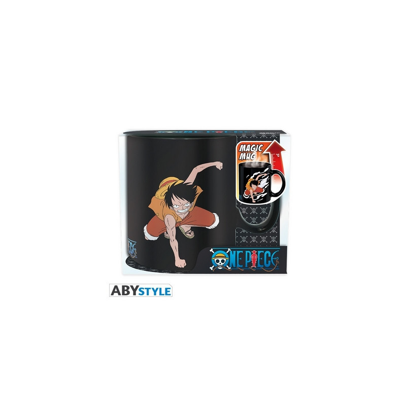 ONE PIECE Mug Heat Change Luffy & Ace Abystyle