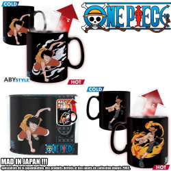 ONE PIECE Mug Heat Change Luffy & Ace Abystyle