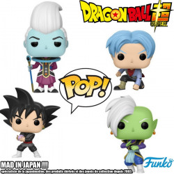 DRAGON BALL SUPER Pack de 4 Figurines Funko POP