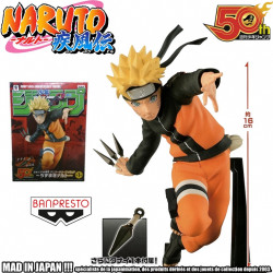  NARUTO SHIPPUDEN figurine Naruto Uzumaki Jump Comics 50th Anniversary Banpresto