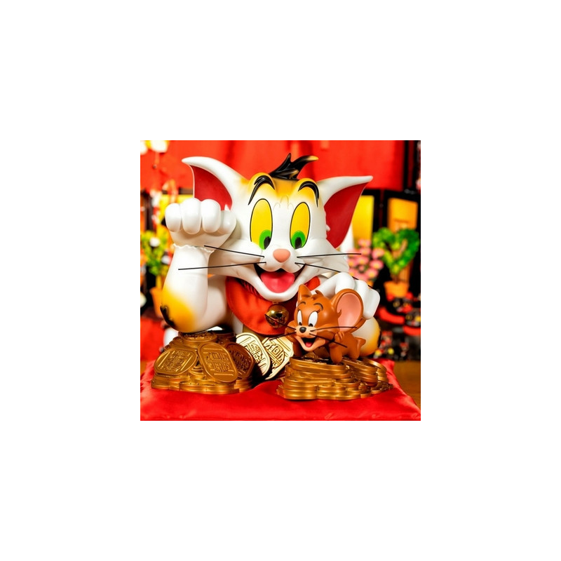 TOM & JERRY Buste Tom and Jerry Maneki-Neko SOAP Studio TOM & JERRY Buste Tom and Jerry Maneki-Neko SOAP Studio