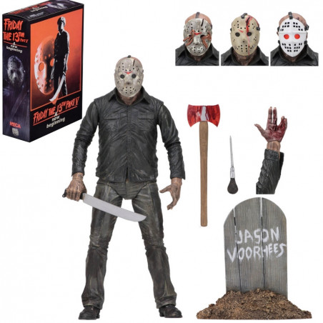 Figurine NECA Jason Voorhees Vendredi 13 - Neuf Dans Son Emballage D'origine Scellé - PVC, Collection Films D'horreur