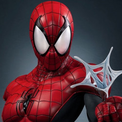 MARVEL COMICS Buste Spider-Man Red and Black Queen Studios