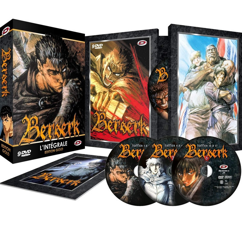 BERSERK Coffret DVD Edition Gold Intégrale BERSERK Coffret DVD Edition Gold Intégrale