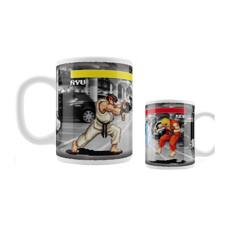 STREET FIGHTER 2 mug Ryu & Ken Underground Fight Gataka