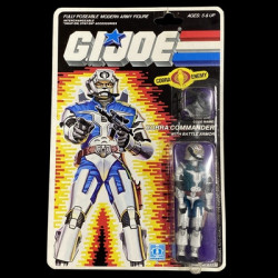 GI JOE Blister Cobra Commander Battle Armor Hasbro