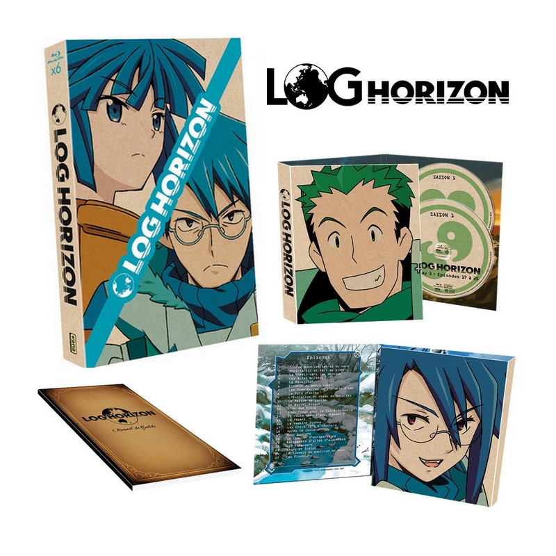LOG HORIZON Intégrale Saison 1 & 2 Coffret Blu-ray Edition Limitée