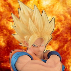 DRAGON BALL Z figurine Son Goku S. Saiyan Resolution of Soldiers Banpresto