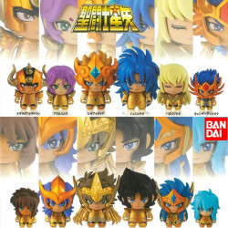  SAINT SEIYA Set 12 Figurines Gold Saints CollecChara! Bandai