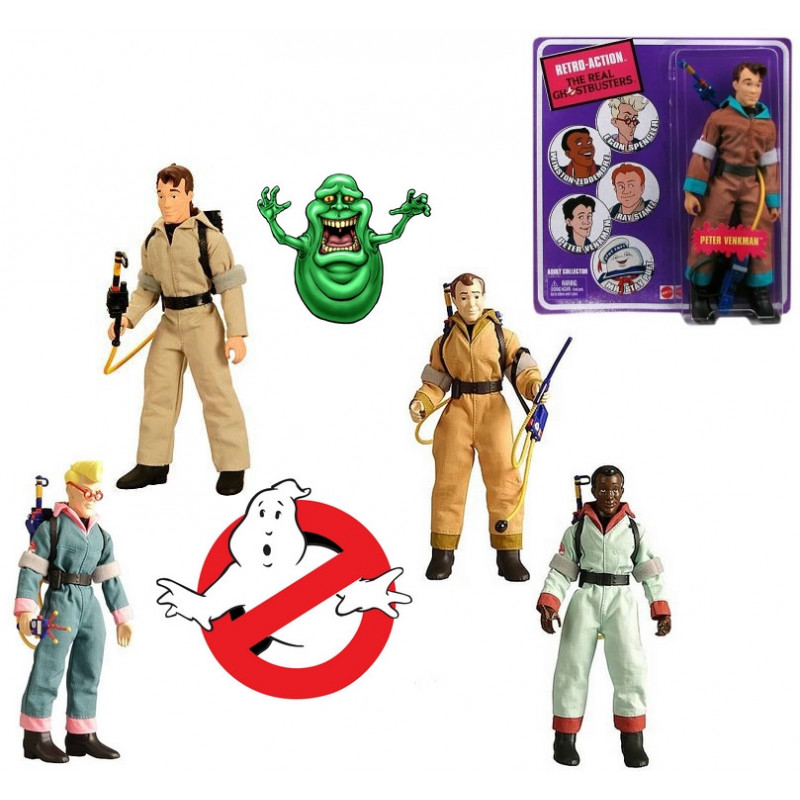 GHOSTBUSTERS SOS FANTOMES pack de 4 figurines The Real Ghostbusters" Mattel 2011" GHOSTBUSTERS SOS FANTOMES pack de 4 figurines The Real Ghostbusters" Mattel 2011"