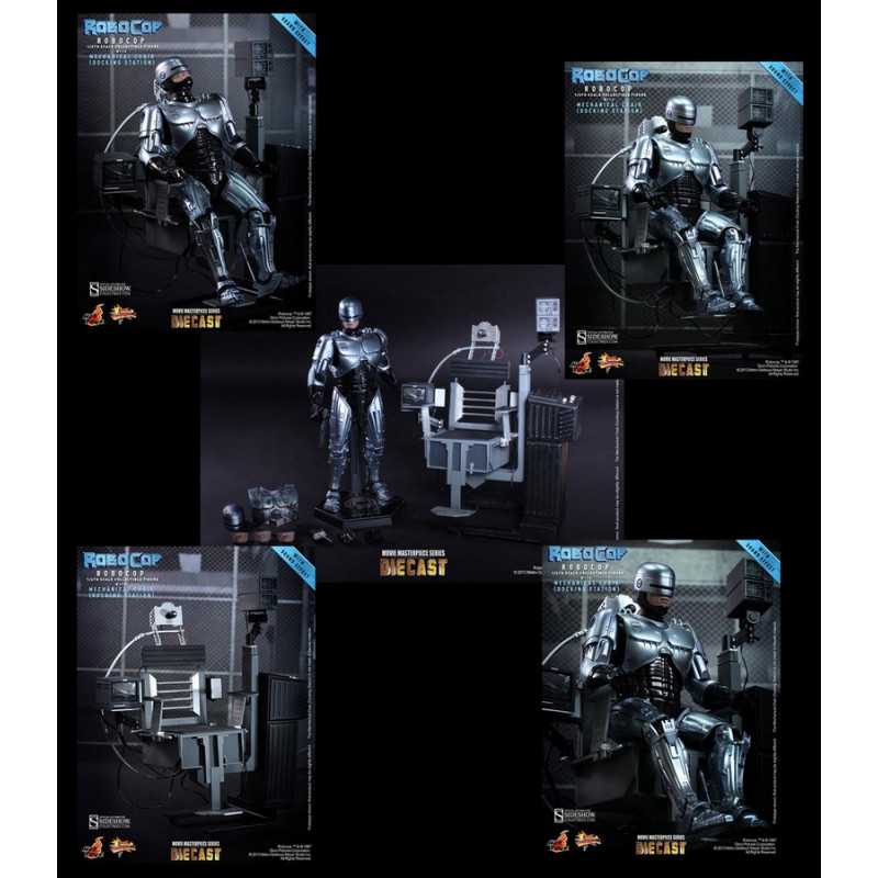 ROBOCOP figurine Robocop & chaise mécanique Hot Toys 16ème ROBOCOP figurine Robocop & chaise mécanique Hot Toys 16ème