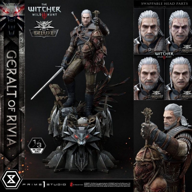 WITCHER 3 Statue Geralt von Riva Deluxe Version Prime 1 Studio