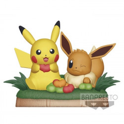 POKEMON Diorama Pikachu & Evoli Banpresto