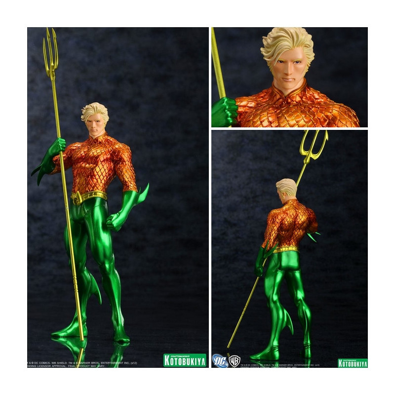 JUSTICE LEAGUE Aquaman statue New 52 ARTFX Kotobukiya