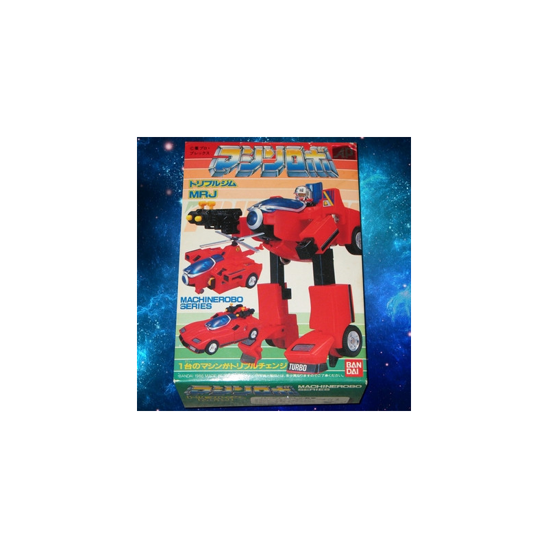MACHINE ROBO GOBOTS figurine MRJ Triple Jim Bandai MACHINE ROBO GOBOTS figurine MRJ Triple Jim Bandai