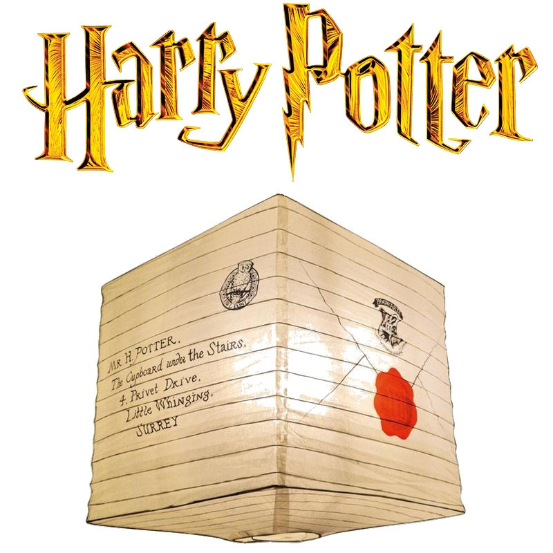 HARRY POTTER Lanterne en Papier Lettre d'admission Poudlard