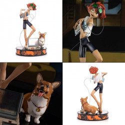  COWBOY BEBOP Statue Ed & Ein F4F