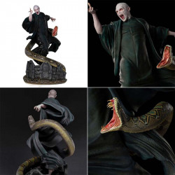  HARRY POTTER Statue Voldemort & Nagini Iron Studios
