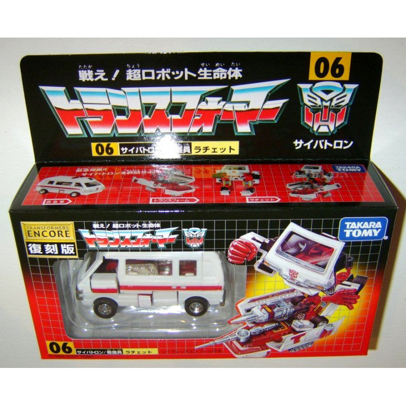 TRANSFORMERS Encore 06 réedition vintage Ratchet TRANSFORMERS Encore 06 réedition vintage Ratchet