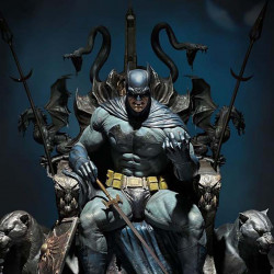 DC COMICS Statue Batman On Throne Queen Studios