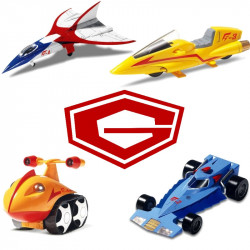 GATCHAMAN Pack Kits Véhicules Force G Acamedy