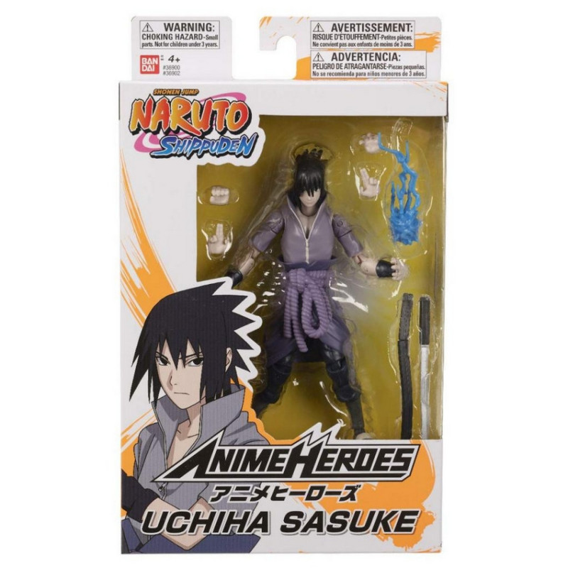 NARUTO Figurine Anime Heroes Uchiha Sasuke Bandai NARUTO Figurine Anime Heroes Uchiha Sasuke Bandai