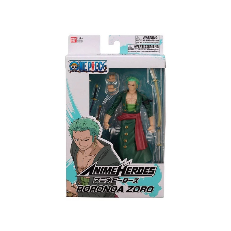 ONE PIECE Figurine Anime Heroes Zoro Bandai ONE PIECE Figurine Anime Heroes Zoro Bandai