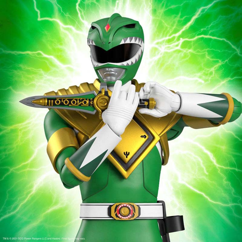 POWER RANGERS Figurine Ultimates Green Ranger Super7 POWER RANGERS Figurine Ultimates Green Ranger Super7